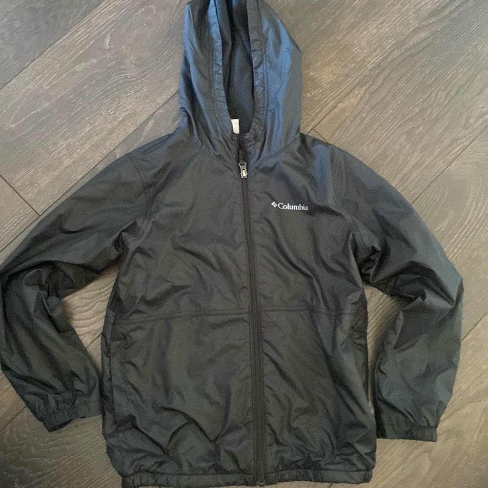 Kids Columbia fleece lined windbreaker